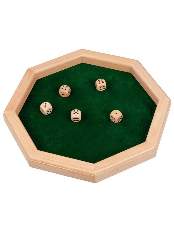 Piste de dés octogonale