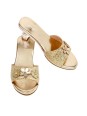 Mules à talons Ellina or 27-28