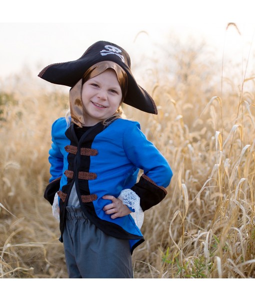 Pirate - Veste, pantalon et chapeau 5-6 ans