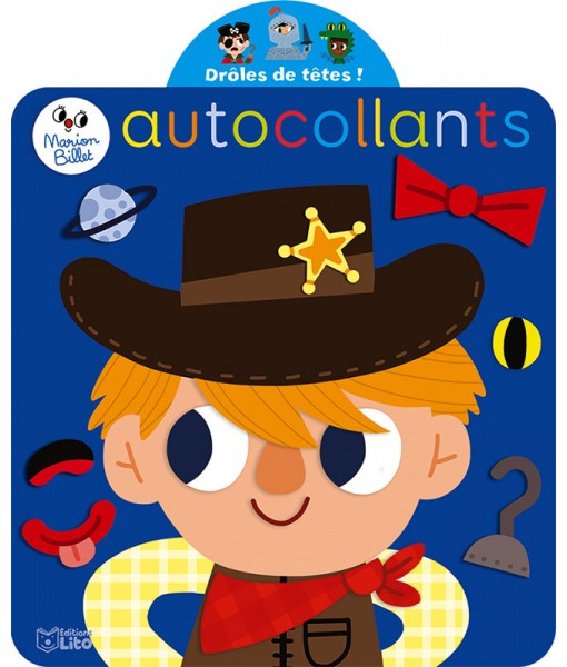 Autocollants drôles de têtes ! Les garçons