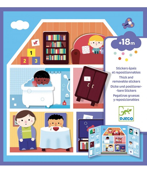 Créer avec des stickers - La maison