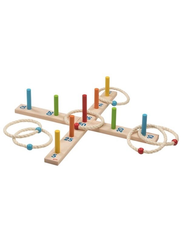 Jeu de lancer d'anneaux