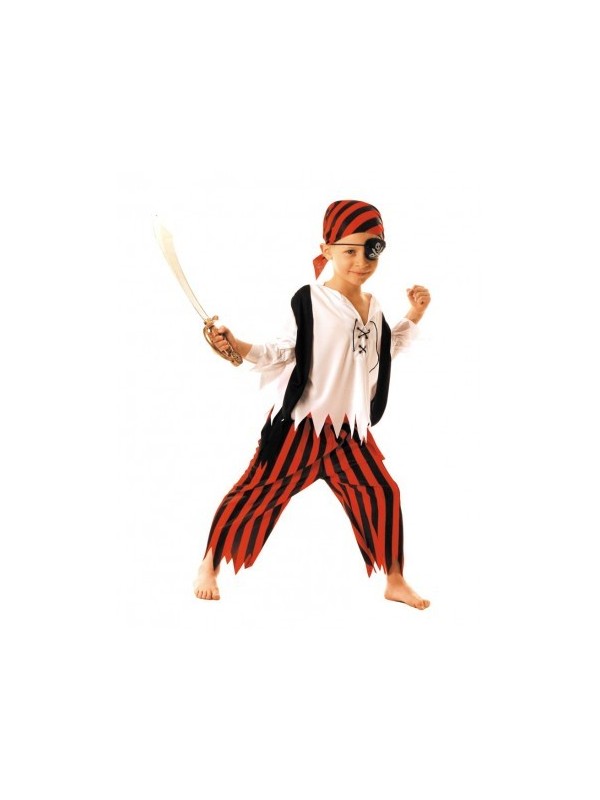 Costume moussaillon pirate 4-6 ans