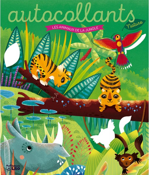 Autocollants nature - Les animaux de la jungle