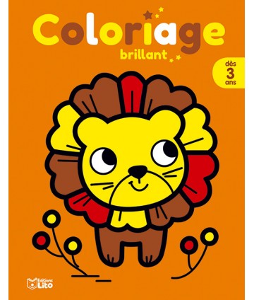 Coloriage brillant - Le lion