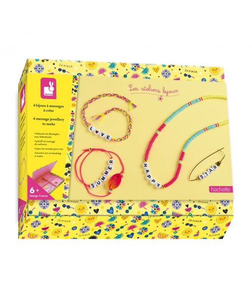 Bijoux à messages à créer (x 4)