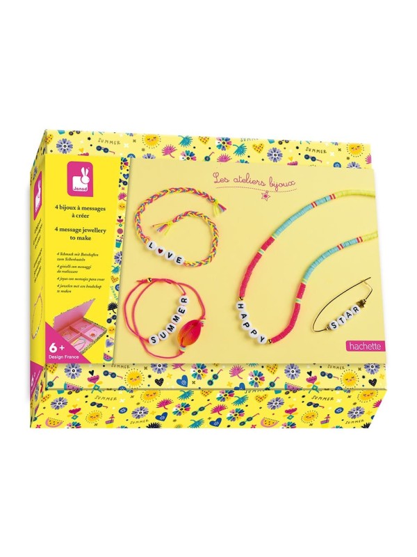 Bijoux à messages à créer (x 4)
