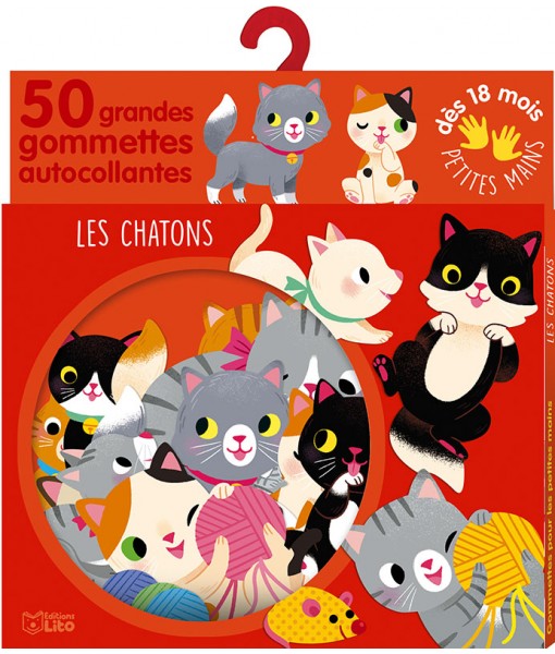 Gommettes petites mains - Les chatons