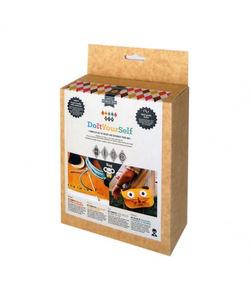 Kit couture ton sac chat jaune/orange