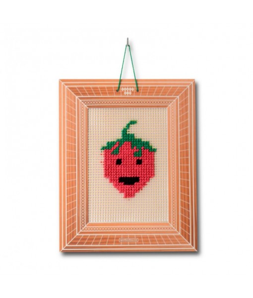 Kit canevas fraise