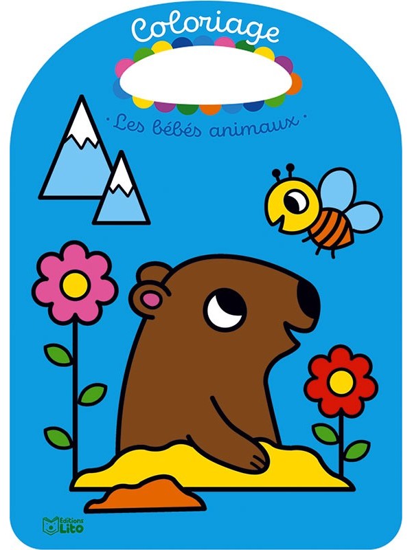 Coloriage - Les bébés animaux de la montagne