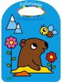 Coloriage - Les bébés animaux de la montagne