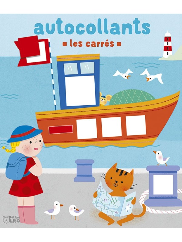 Autocollants les formes - Les carrés