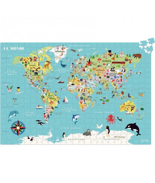 Puzzle 150 pièces Carte du Monde