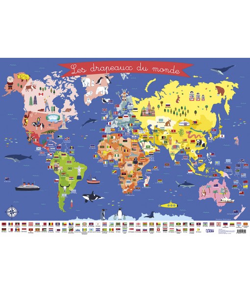 Poster Les drapeaux du monde