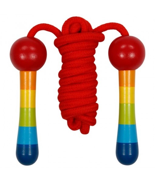 Corde à sauter arc-en-ciel