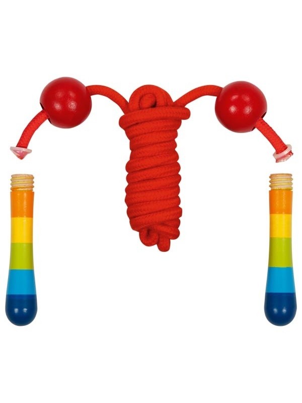 Corde à sauter arc-en-ciel