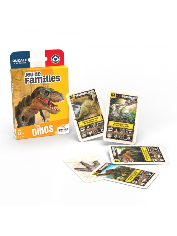 Jeu de familles Dinosaures