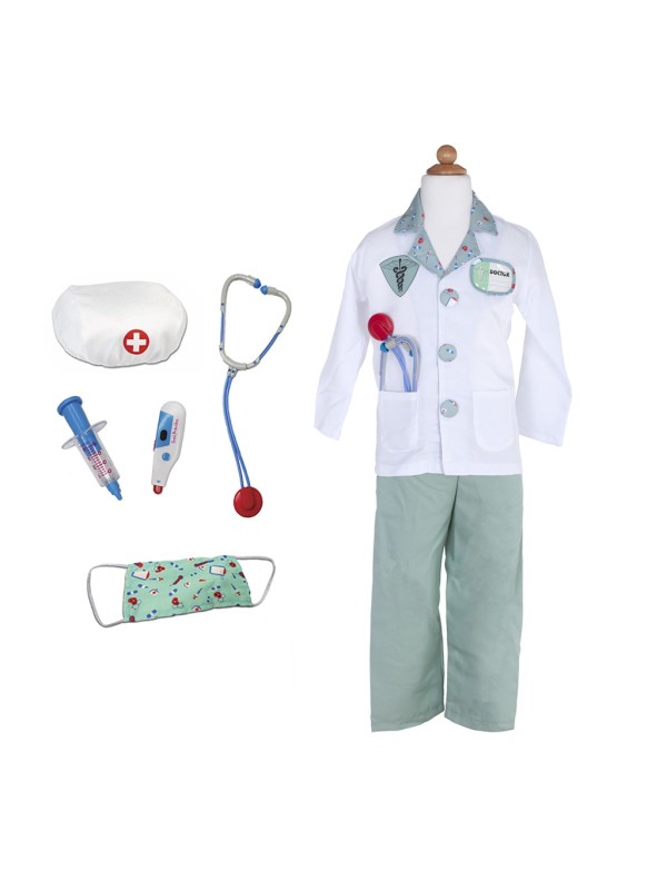Médecin vert + accessoires 5-6 ans
