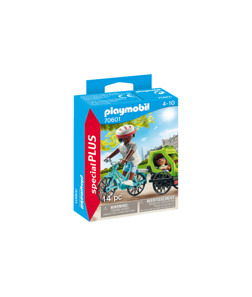 Spécial plus - Cyclistes maman et enfant