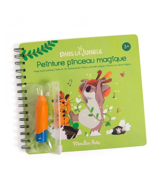 Peinture pinceau magique Dans la jungle