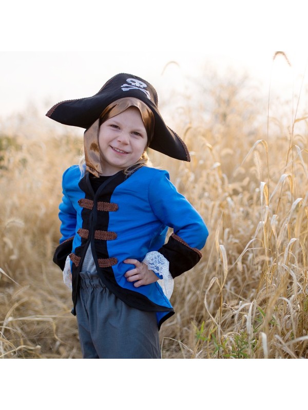 Pirate - Veste, pantalon et chapeau 7-8 ans