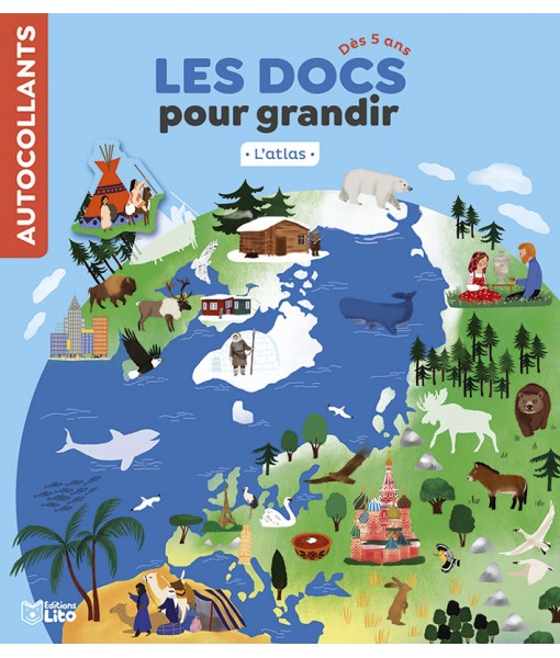 Autocollants - Les docs pour grandir - L'atlas