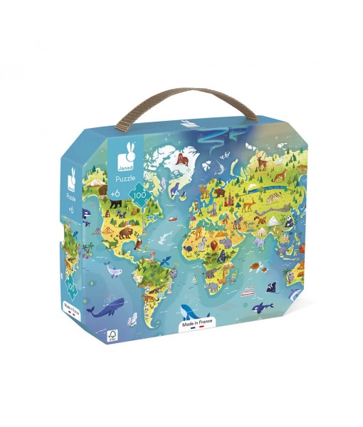 Puzzle monde 100 pièces