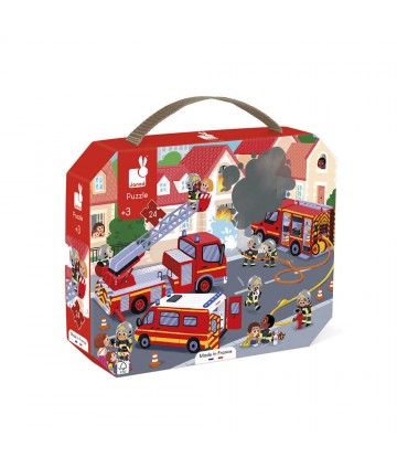 Puzzle pompiers 24 pièces