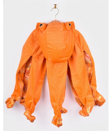 Costume pieuvre orange 2-4 ans