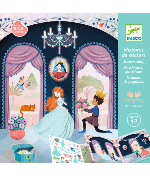 Histoires de stickers - La  vie au chateau