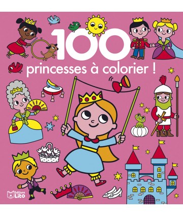 100 princesses à colorier