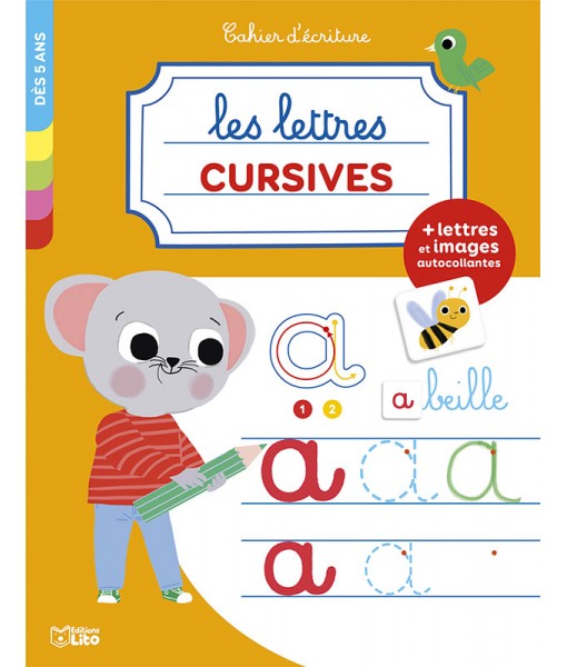 Cahier d'écriture - Les lettres cursives