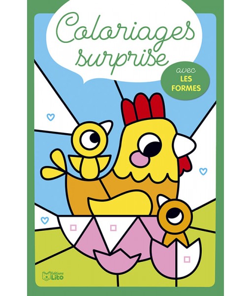 Coloriages surprise avec les formes