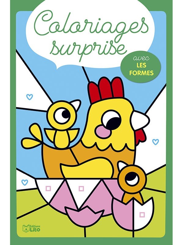 Coloriages surprise avec les formes