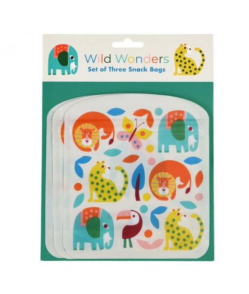 Sacs à collation Wild wonders (x3)