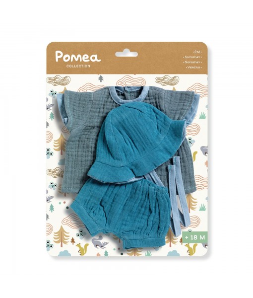 Baby Poméa - Tenue Eté pour poupée 30-34 cm Eté