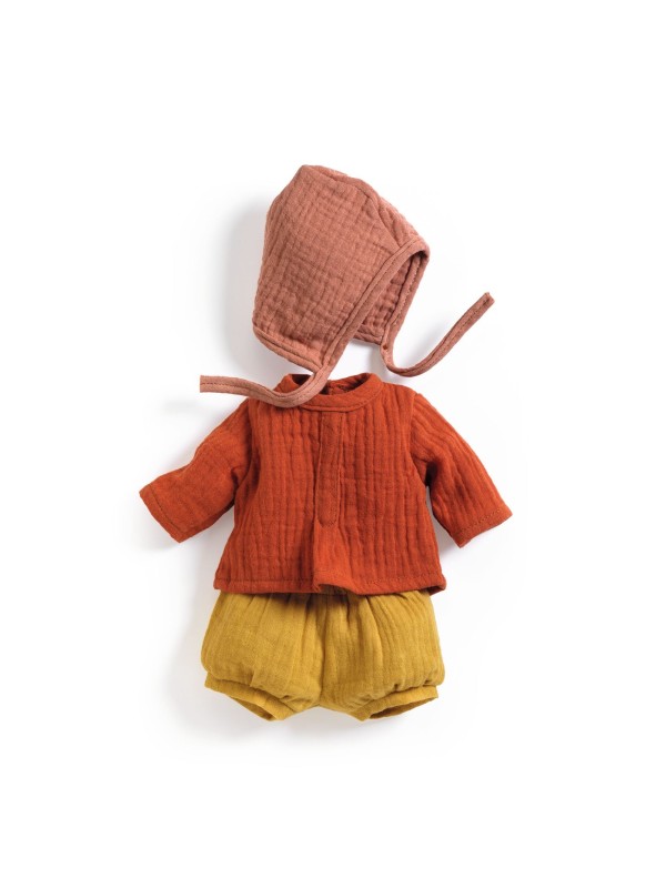 Poméa - Tenue Mandarine pour poupée 30-34 cm