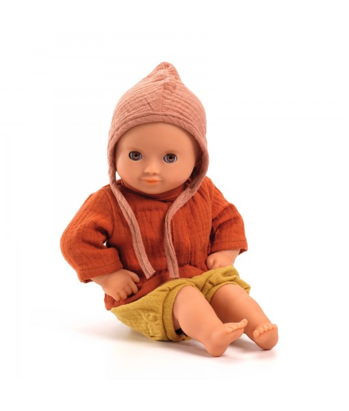 Poméa - Tenue Mandarine pour poupée 30-34 cm