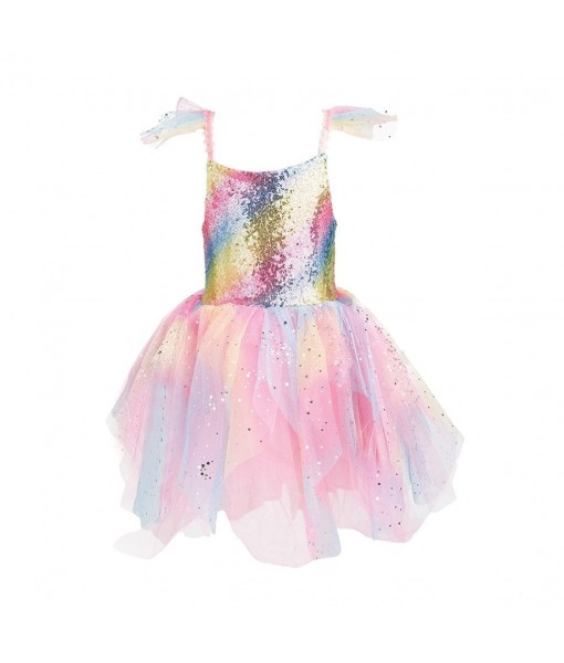 Robe de fée arc en ciel 3-4 ans
