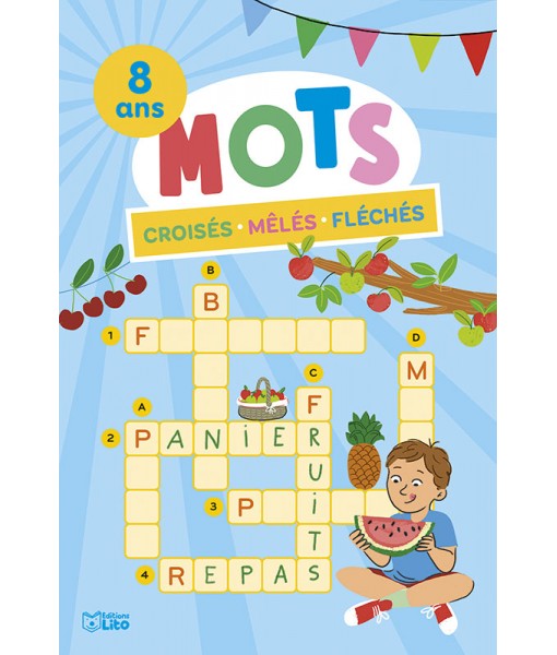 Mots croisés mêlés fléchés 8 ans