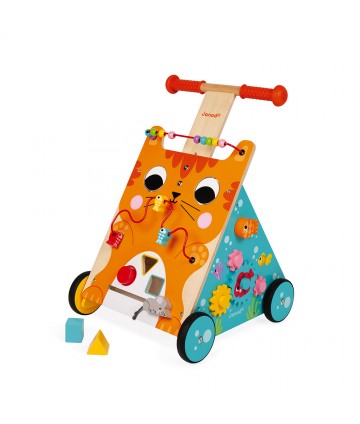 Chariot multi-activités chat