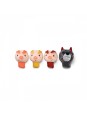 Marionnettes à doigt Le loup et les 3 petits cochons