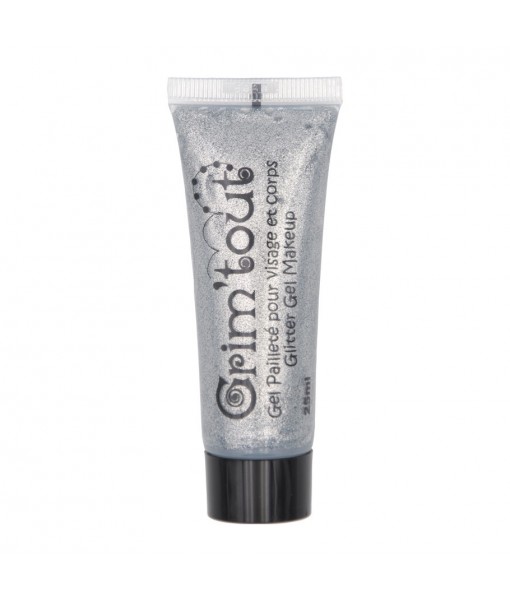 Gel pailleté visage - Argent