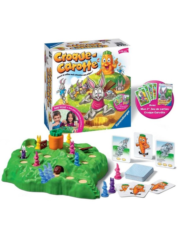 Croque carotte + jeu de cartes