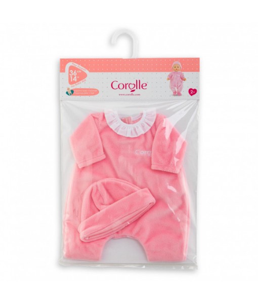 BB36 Pyjama rose et bonnet
