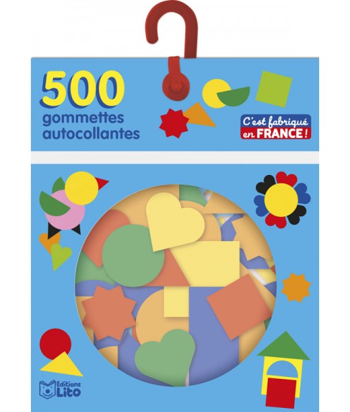 Gommettes autocollantes maternelle (sachet de 500)