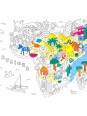 Set de table à colorier - Atlas