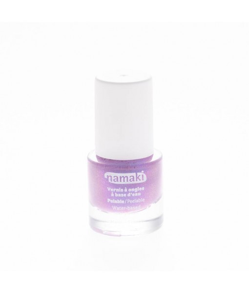 Vernis base eau 27 - violet pailleté