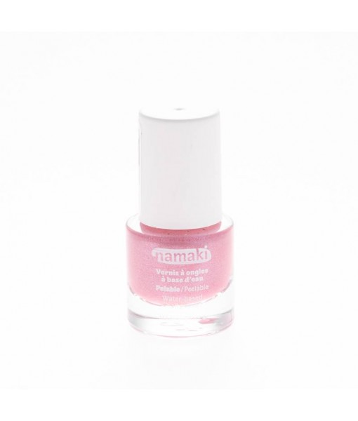 Vernis base eau 22 - rose pailleté